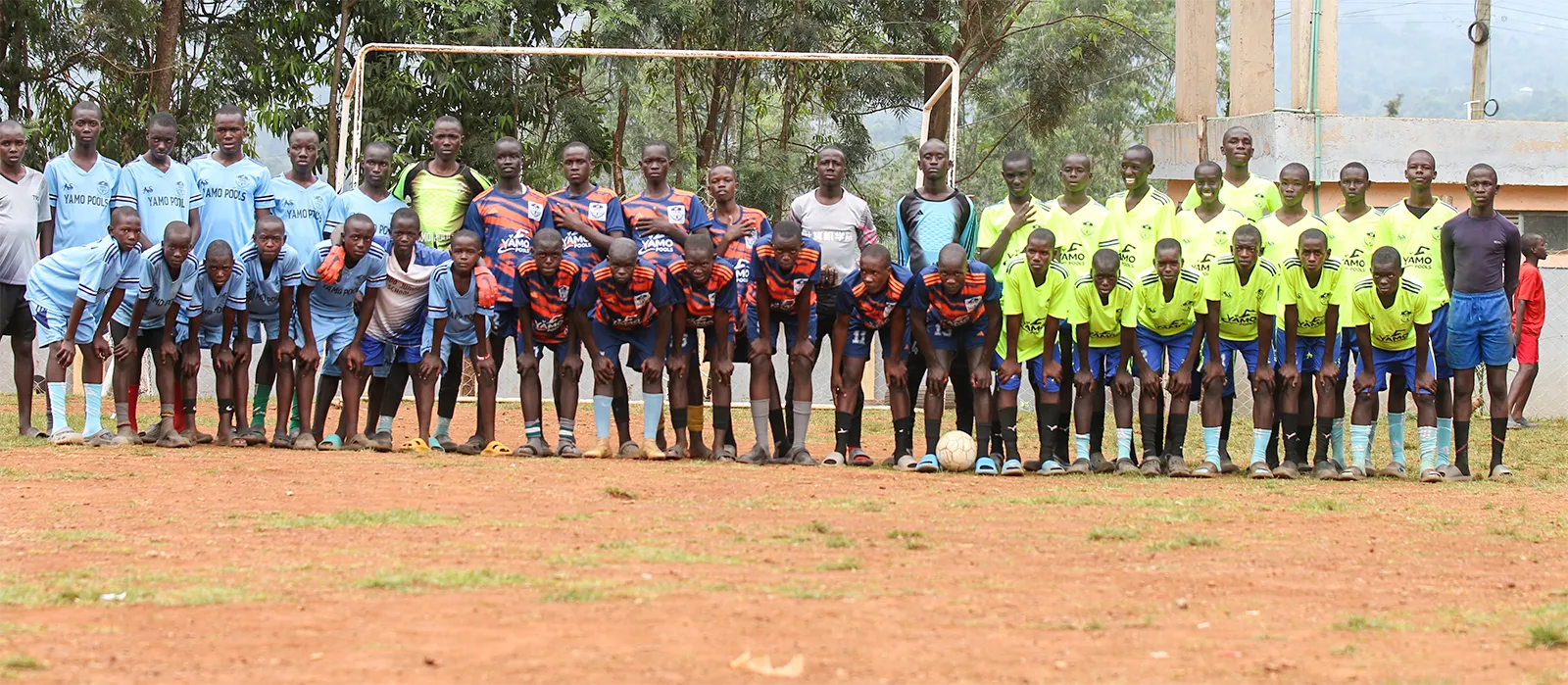 Football training session at Sikri Sports Academy in Oyugis