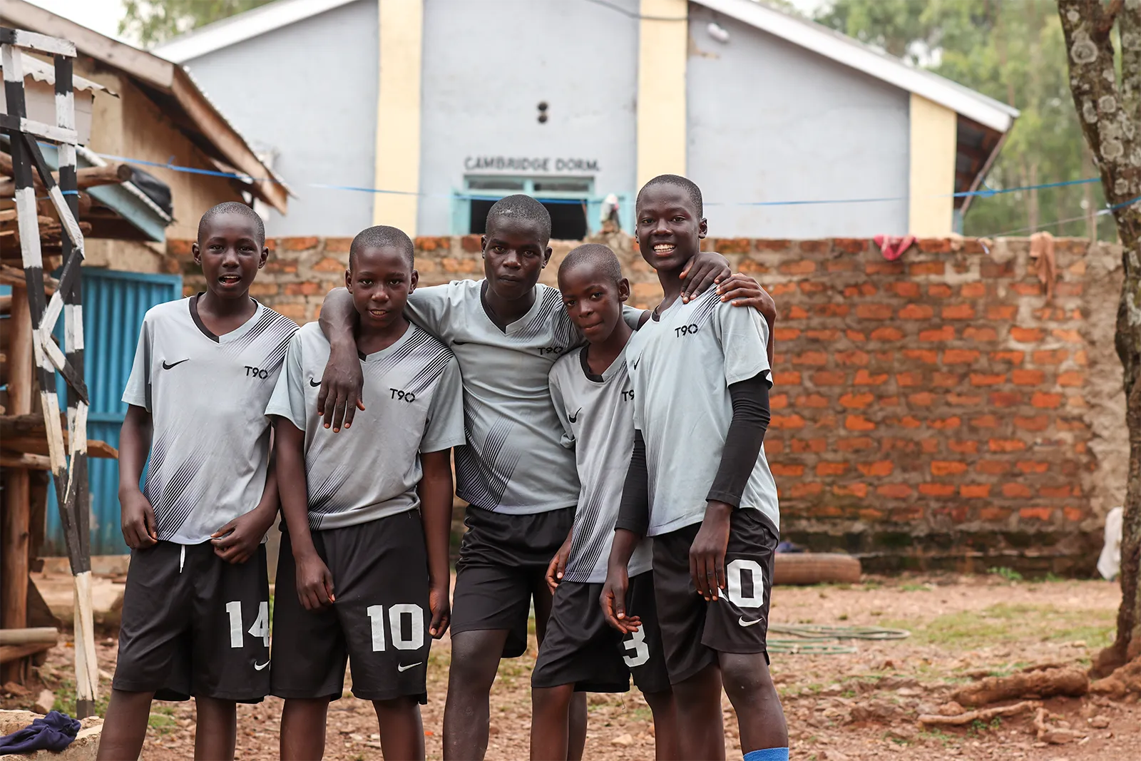 Handball match at Sikri Sports Academy in Oyugis