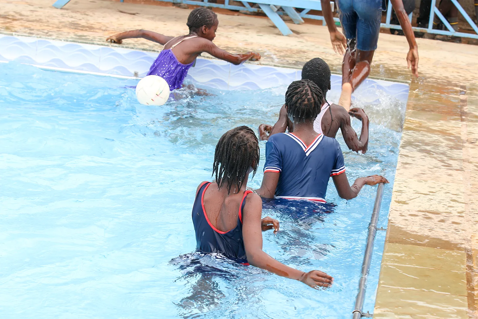 Swimming training at Sikri Sports Academy in Oyugis